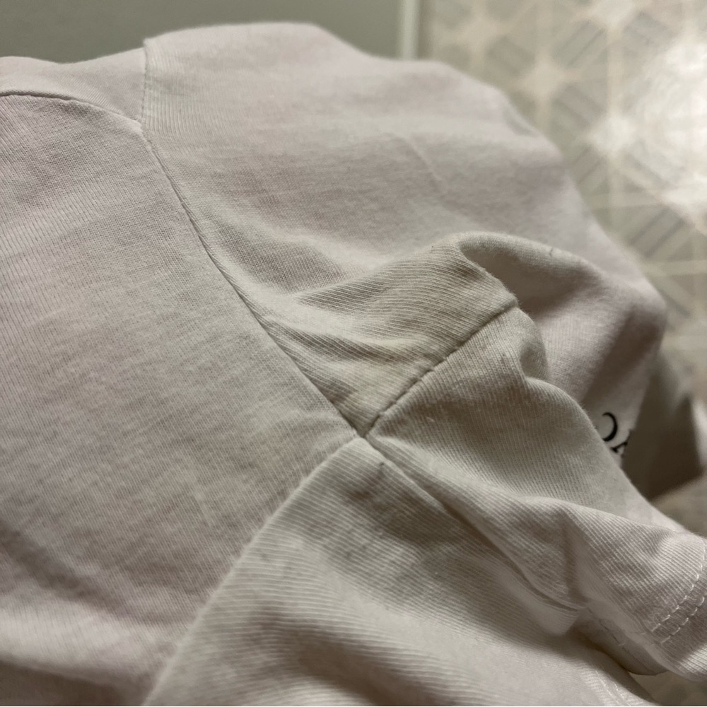 ZARA sz S White Hi Lo Tshirt Tee Williamsburg Brooklyn New York - Picture 8 of 9